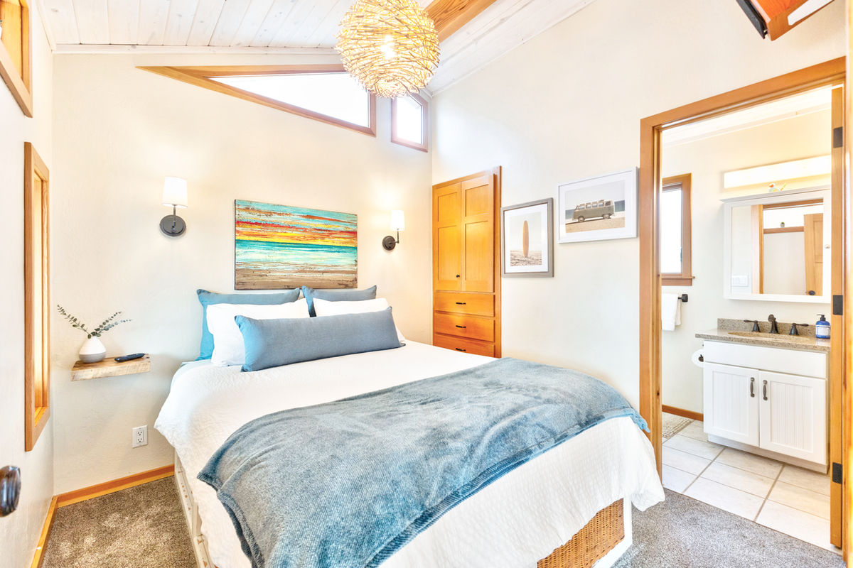 Sea Esta upstairs patio deck with ocean views of Dillon Beach